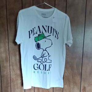 Peanuts White Graphic Tee